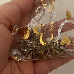 Bundle of teeny tiny earrings